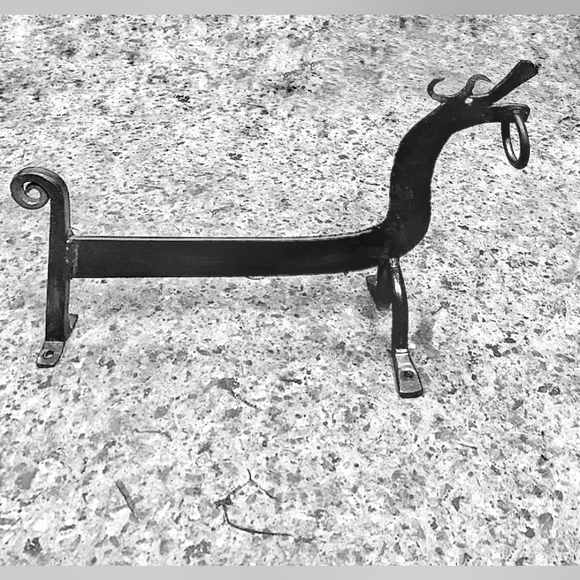 Boot Scraper BlackSmith Handforged Viking Dragon Boot Scraper Rare Whimsy Winter - Picture 2 of 2